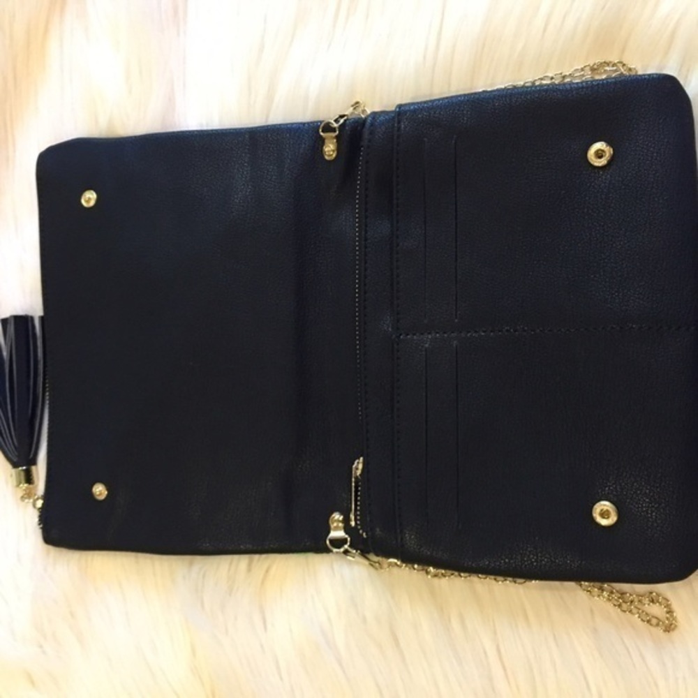 GREENS AND BLUES CHEVRON‎ CROSSBODY SHOULDER BAG - Picture 3 of 4